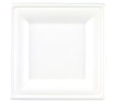 10" Bagasse Compostable Plates Square - Gafbros